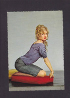 CPSM Bardot Brigitte Pin Up Circulé Format Environ 10 X 15 Voir Dos - Entertainers