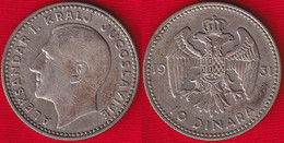 Yugoslavia 10 Dinara 1931 Km#10 "Aleksandar I" Ag - Yugoslavia