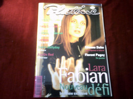 PLATINE   LARA FABIAN  NOVEMBRE 1999  N°  65    DOS  SYLVIE VARTAN  ETIENNE  DAHO ET FRANCOISE HARDY - Música