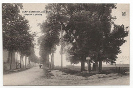 AERONAUTIQUE AVIATION CPA WW1 Camp Près DIJON Route 21 Côte D' Or FRANCE - Guerre De 1914-18