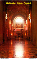 Nebraska Lincoln The State Capitol Main Hallway Looking Towards The Rotunda - Lincoln