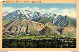 Utah Mount Ogden And Portion Of The City Of Ogden - Ogden