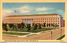 Pennsylvania Harrisburg Capitol Park Educational Building Curteich - Harrisburg