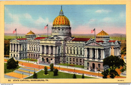 Pennsylvania Harrisburg State Capitol Curteich - Harrisburg