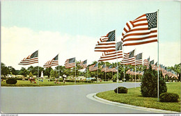 Kansas Wichita Resthaven Gardens Of Memory "Avenue Of Flags" - Wichita