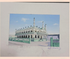 O) VIRGIN ISLANDS, ARTWORK, DESIGNER'S SIGNATURE, MOSQUE, ARCHITECTURE, XF - Iles Vièrges Britanniques