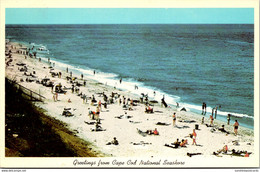 Massachusetts Greetings From Cape Cod National Seashore Beach Scene - Cape Cod