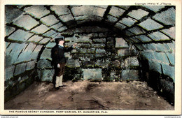 Florida St Augustine Fort Marion The Famous Secret Dungeon Curteich - St Augustine