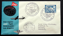 Greenland  1954 SAS Første Flyvning Sdr. Strømfjord - København 15-11-1954 (parti 3511) - Storia Postale