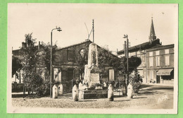 HA0113  CPSM   GRISOLLES  (Tarn Et Garonne)  Le Monument Aux Morts  -  BOULANGERIE   ++++++ - Grisolles