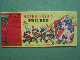 BUVARD. PUBLICITE "PAIN D'EPICES PHILBEE". COLLECTION DES GRTANDS CAPITAINES. 100_6961TRC"a" - Peperkoeken