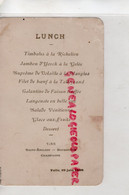 19- TULLE- MENU LUNCH 29 JUIN 1968- IMPRIMERIE JUGLARD - Menú