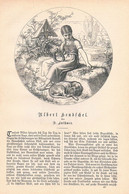 1243-2 Albert Hendschel Maler Zeichner Radierer Artikel / Bilder 1885 !! - Pittura & Scultura