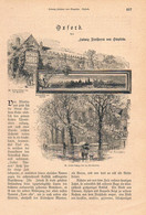 A102 1264 Ompteda Oxford Oxfordshire St John’s College Artikel / Bilder 1883 !! - Autres & Non Classés