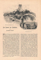 A102 1265 Hermann Vogt Brocken Quedlinburg Ballenstedt Artikel / Bilder 1883 !! - Sonstige & Ohne Zuordnung