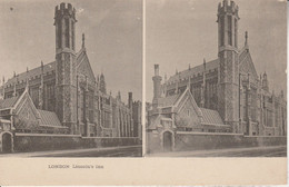 Vue Stéréoscopique - LONDON - Lincoln's Inn - Cartes Stéréoscopiques