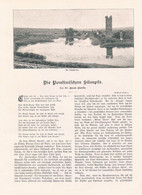 1270 Hans Barth Pontinische Sümpfe Rom Via Appia Artikel / Bilder 1897 !! - Sonstige & Ohne Zuordnung