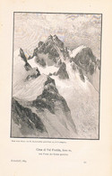 1277 Ludwig Darmstädter Dolomiten Rosengarten Artikel / Bilder 1889 !! - Italia