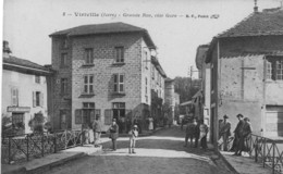 VIRIVILLE - Grande Rue, Côté Gare - Petit Pont Animé - Viriville