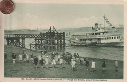 44- Carte Postale Ancienne De SAINT BREVIN LES PINS   Plage De Mindin - Saint-Brevin-les-Pins