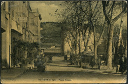 Cotignac - Place Neuve - Carte Toilée - Voir 2 Scans Larges Et Descriptif - Cotignac