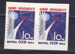 USSR  1963  Mi Nr 2737B Pair     MNH (a8p11) - Russia & URSS