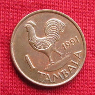 Malawi 1 Tambala 1991 KM# 7.2a Lt 814 *VT Rooster - Malawi