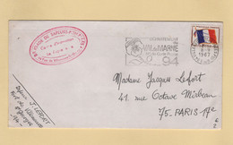 Timbre FM - Sapeurs Pompiers - Villeneuve St Georges - 1967 - Briefe U. Dokumente