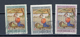 VATICAN: NOEL - N° Yvert 341/343 Obli. - Used Stamps