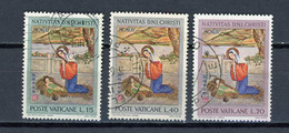 VATICAN: NOEL - N° Yvert 341/343 Obli. - Used Stamps