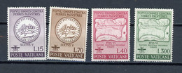 VATICAN: ERADICATION DU PALUDISME - N° Yvert 344/347 ** - Used Stamps