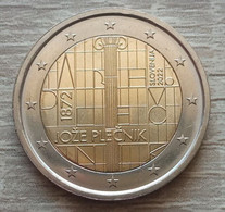 SLOVENIA 2 Euro 2022 Joze Plecnik UNC From Roll - Eslovenia