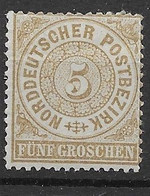 NDP Mh* 11 Euros 1869 - Postfris