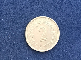 Münze Münzen Umlaufmünze Malta 2 Cent 1977 - Malta