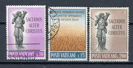 VATICAN: VOCATIONS SACERDOTALES - N° Yvert 348+349+352 Obli. - Used Stamps