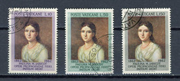 VATICAN: PAULINE MARIE JARICOT - N° Yvert 356/358 Obli. - Used Stamps