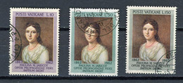 VATICAN: PAULINE MARIE JARICOT - N° Yvert 356/358 Obli. - Used Stamps