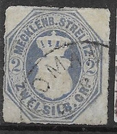 Mecklenburg Strelitz Used 1000 Euros But Two Small Thins (FAULTY) 1864 - Mecklenbourg-Strelitz