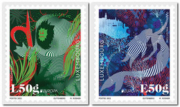 Luxembourg 2022 Europa CEPT Stories And Myths Set Of 2 Stamps - Ongebruikt