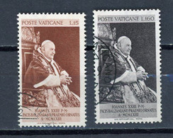 VATICAN: JEAN XXIII - N° Yvert 378/379 Obli. - Used Stamps