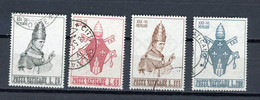 VATICAN: COURONNEMENT DE PAUL VI - N° Yvert 383/386 Obli. - Used Stamps