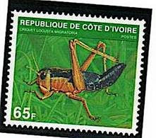 COTE D'IVOIRE Insectes, Insecte Yvert N° 508E Neuf Sans Charnière. MNH - Other & Unclassified