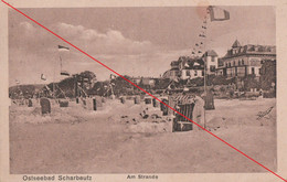 Ak Ostseebad Scharbeutz Am Strande 1923 - Scharbeutz