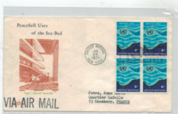 Nations-unies - New-York - Enveloppe AIR MAIL  - Oblitérés N° 208 De 1971 - Cartas & Documentos