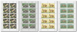 Luxembourg 2022 Mammals In Luxembourg Set Of 4 Sheetlets Of 10 Stamps - Ongebruikt