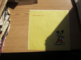 Cartoon Mickey Mouse 1967 Walt Disney Productions Decje Novine   Napkins - Serviettes Publicitaires