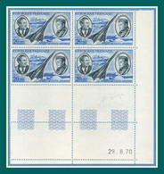 France Coin Daté N° PA 44 ** MNH Concorde Saint-Exupéry Mermoz 29-8-1970 - Luftpost