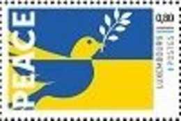 Luxembourg 2022 Solidarity And Support Stamps For Ukrainian Refugees Stamp Mint - Ongebruikt