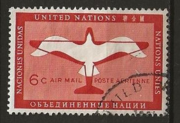 Nations Unies ( New York ) Aérien Oblitéré N° 1 Mouette Et Avion Lot 5-183 - Aéreo