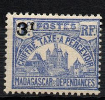 Madagascar YT Taxe 19 Neuf Sans Charnière XX MNH - Timbres-taxe